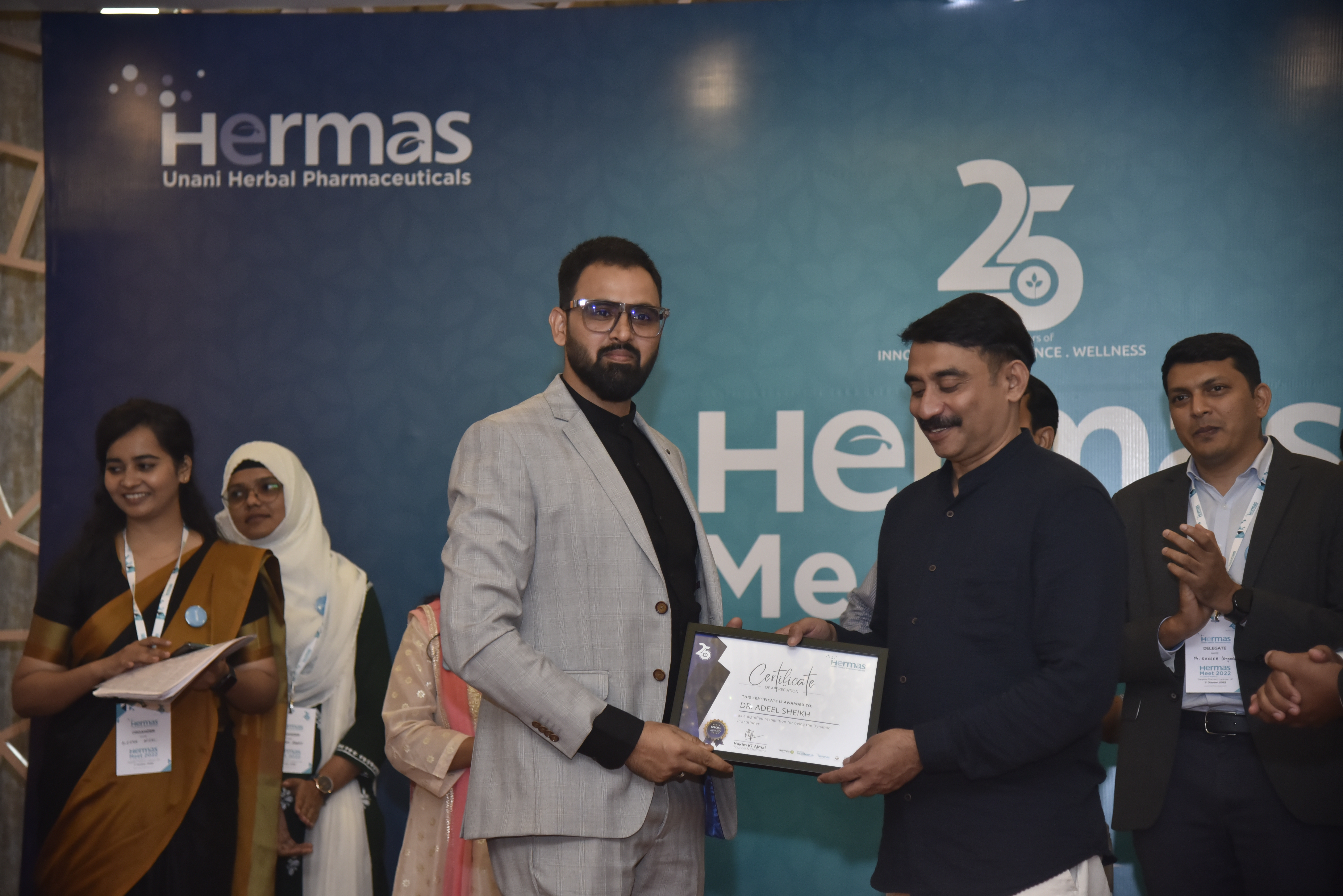 Hermas Unani Award Certificate - Lucknow Unani Hospital